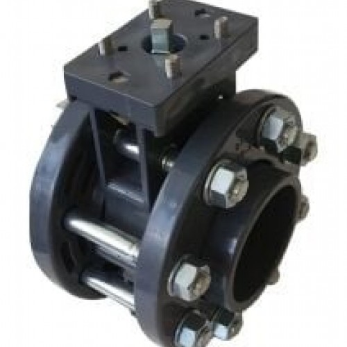 UPVC Nozbart Aktüatör Uyumlu Kelebek Vana