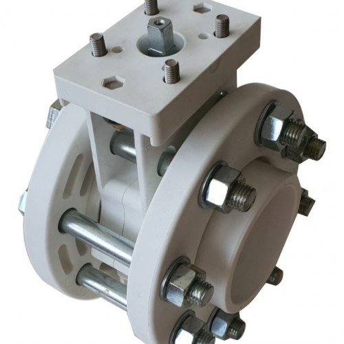 PPRC Aktüatör Uyumlu Beyaz Kelebek Vana