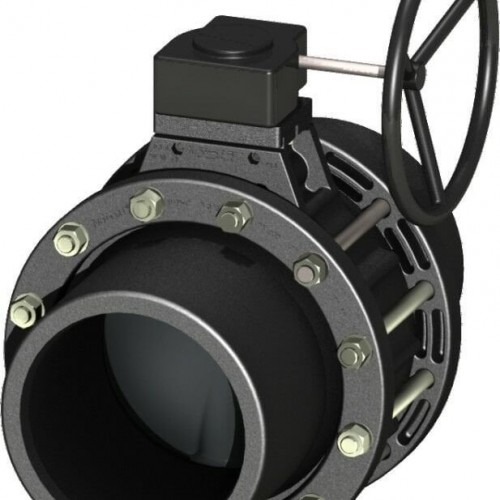 HDPE Bağlantılı Elektrik Aktüat. Kelebek Vana